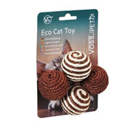 VOSS.pet ECO Cat Toy "Hob" Sisalspielbälle