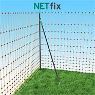 VOSS.farming "NetFix" - extra stabile Fiberglas-Strebe für Weidezaunnetze, 90cm