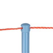 AKO TitanNet Premium 50m Schafnetz, 90cm, 14 verst. Pfähle, 1 Spitze, starre Streben, blau-orange