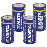 4x 1,5V Batterie, Pack C, "Varta Industrial"
