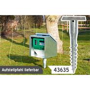 VOSS.farming Aufstellpfahl für Weidezaun-Box - Weidezaun-Metallboxen, 415mm