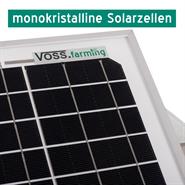 VOSS.farming Set: 12W Solarsystem + 12V Weidezaungerät GreenEnergy + Box