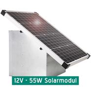 VOSS.farming Set: 55W Solarsystem + 12V Weidezaungerät SIRUS 8 + Tragebox
