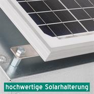 VOSS.farming 12W Solar Anti-Diebstahlkasten, Weidezaun, inkl. Aufstellpfahl