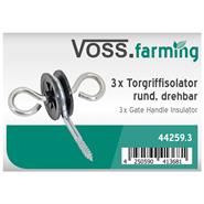 3x VOSS.farming Torgriffisolator, rund, drehbar