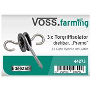 3x VOSS.farming Torgriffisolator "PREMO", komplett EDELSTAHL