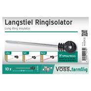 10x Langstiel-Ringisolator, 220mm