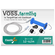 VOSS.farming Torgriff-Set mit Elastikseil, 3,2m/ 5,2m, "weidezaun"