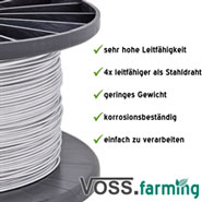 VOSS.farming - Aluminium-Draht, Aludraht 400 m / 1,6 mm