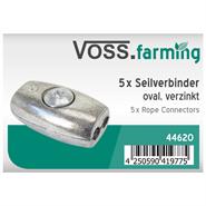 5x VOSS.farming Seil-Verbinder, oval, verzinkt bis 6,5mm