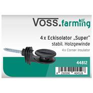 4x VOSS.farming Eckisolator "SUPER", 8mm Stütze, extra stabil