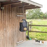 VOSS.farming Heusack, schwarz - Heutasche für ca. 7kg Heu, ideal für Stall und Transport