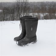 Winter-Gummistiefel "John", gefüttert und wasserdicht, schwarz