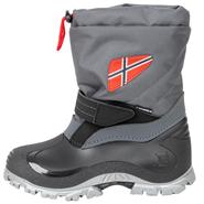 Kinderstiefel, Winterstiefel "Morten", gefüttert, grau