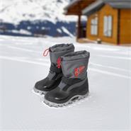 Kinderstiefel, Winterstiefel "Morten", gefüttert, grau