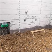 VOSS.farming Hühner-Sitzstange zum Aufstellen, für Stall und Freilaufgehege, Länge 30cm