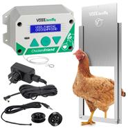 SET VOSS.farming "ChickenFriend" - automatische Hühnertür, Hühnerklappe 220 x 330mm