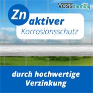 10m VOSS.farming Volierendraht, Drahtgitter, Höhe 100cm - 25,4x25,4x1,05mm, verzinkt