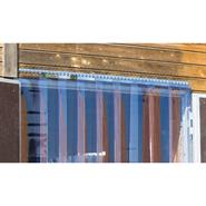 Spar-Set: Streifenvorhang  1,3m Breit - 225cm x 3mm, inkl. Edelstahlleisten + 5x PVC Vorhang