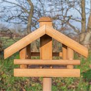 VOSS.garden "Grota" - hochwertiges Vogelhaus aus Holz, inkl. Ständer