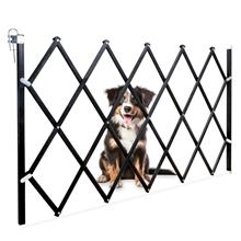 Ziehharmonika- Absperrgitter für Hunde "Stop Fix", Türgitter für Hunde, ausziehbar ca. 60-110cm, sch