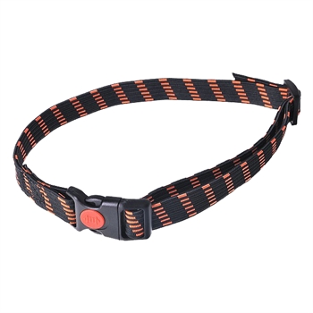 DogTrace Elastisches Halsband für "D-Control mini" + "D-Mute S" (20 mm) orange