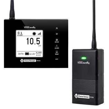 VOSS.farming Weidezaun-Überwachung Komplettset - für 1 Zaun: FM 10 + 1x Sensor