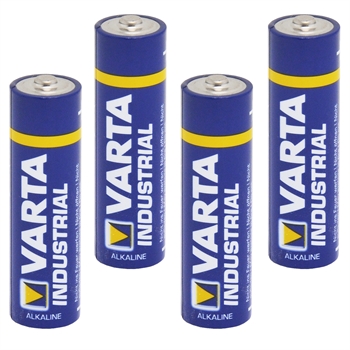 4x 1,5V Batterie,Typ AA, "Varta Industrial"