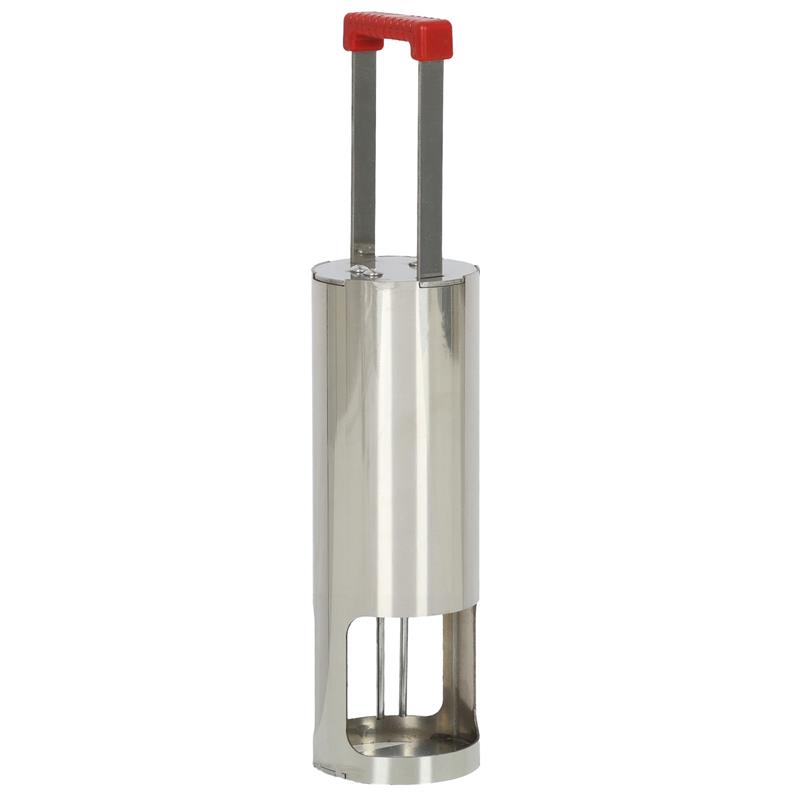 Großansicht der Bildergalerie VOSS.garden VoleEX Premium Wühlmausfalle Edelstahl von VOSS.garden, hier aufrecht stehend auf weißem Grund.