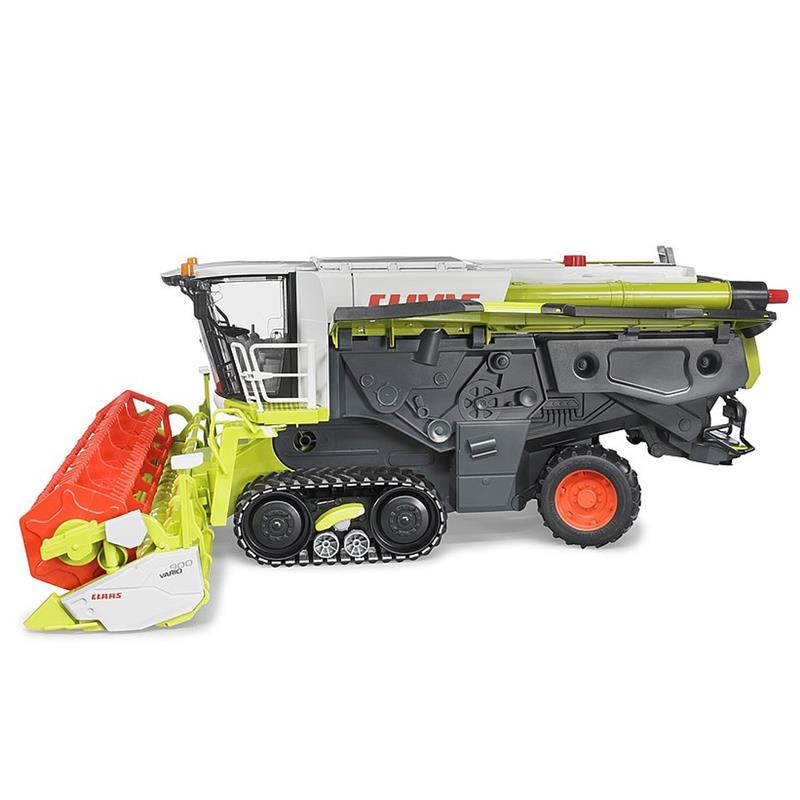 BRUDER Claas Lexion 780 Terra Trac Mähdrescher: detailgetreues Spielzeugmodell im Maßstab 1:16 mit grünem, rotem, weißem und schwarzem Design für Kinder ab 4 Jahren.
