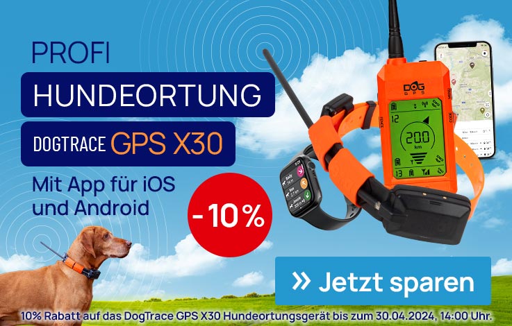 Hundeortung GPS X30 bis zu -10%